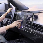 TECH PROTECT UNIVERSAL Βάση στήριξης αυτοκινήτου WINDSHIELD & DASHBOARD για TABLET V4 - ΜΑΥΡΟ