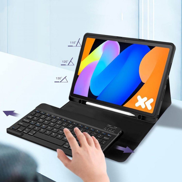 Θήκη TECH PROTECT SMARTCASE FOLIO SC PEN slot με ασύρματο BT πληκτρολόγιο και υποδοχή PENCIL για LENOVO IDEA TAB 11.0 TB-336 - ΜΑΥΡΟ