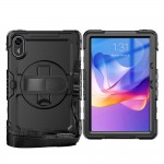 Θήκη TECH PROTECT SOLID360 με Προστασία Οθόνης, Χειρολαβή, Βάση στήριξης & ιμάντα ώμου μεταφοράς για XIAOMI REDMI PAD 2 11.0 2025 - ΜΑΥΡΟ