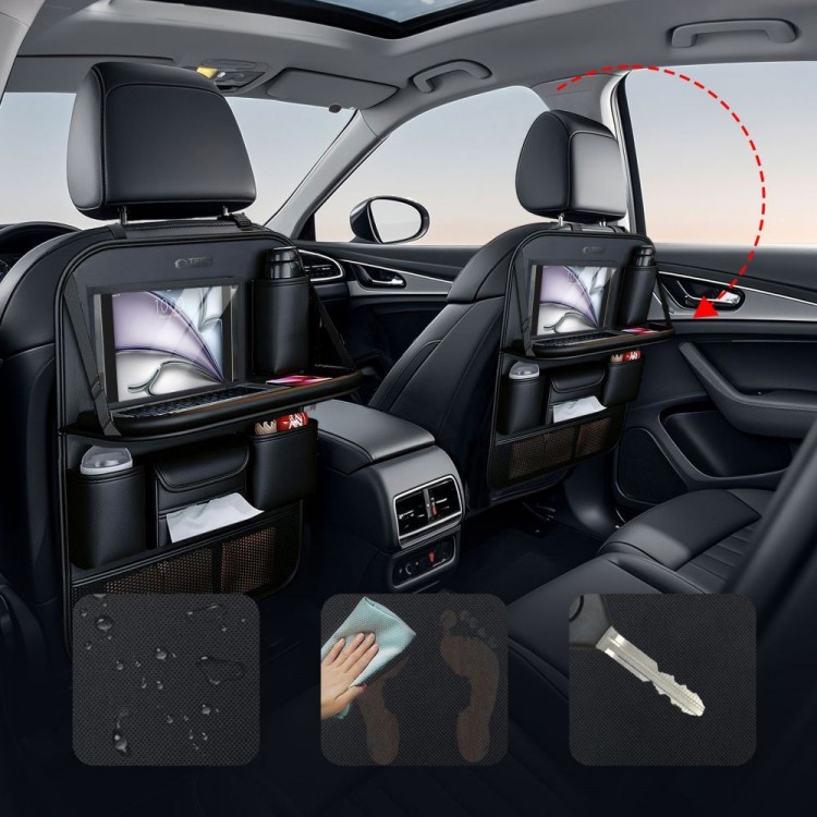 TECH PROTECT UCA100 BACKSEAT CAR ORGANIZER - ΜΑΥΡΟ