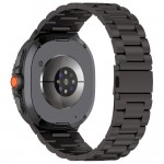 TECH PROTECT STAINLESS STEEL λουράκι μπρασελέ για SAMSUNG GALAXY WATCH 8 / CLASSIC (40 / 44 / 46 MM)  - ΜΑΥΡΟ
