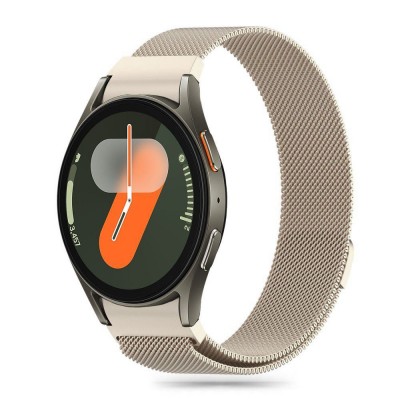 Tech Protect MILANESEBAND V.2 λουράκι για Samsung galaxy WATCH 4 / 5 / 5 PRO / 6 / 7 / FE(4 40 / 42 / 44 / 46 MM) - STARLIGHT