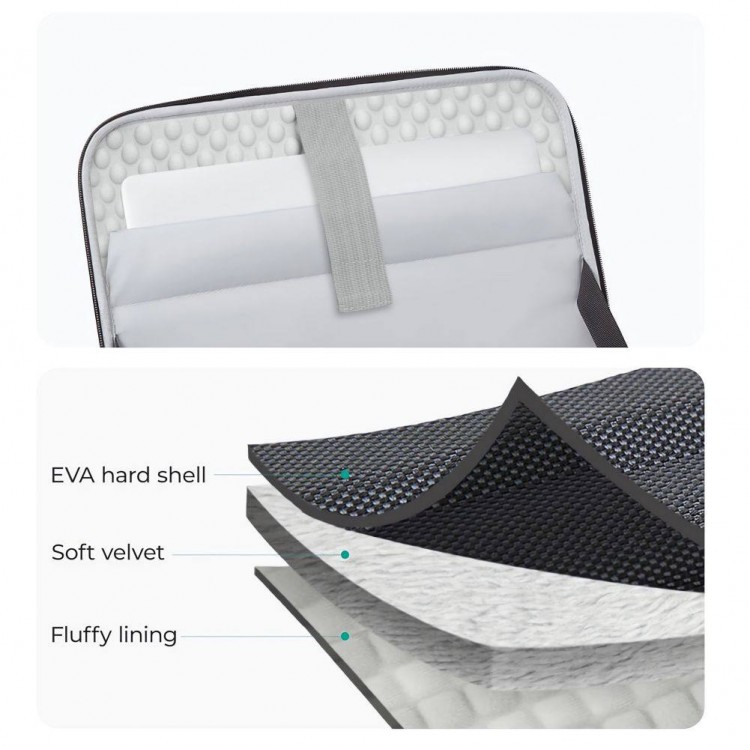 TECH PROTECT Τσάντα μεταφοράς RANGER-X TACTICAL Weatherproof UNIVERSAL για Macbook 13-14, Notebooks 13-14 and Tablets 13/14 - ΜΑΥΡΟ
