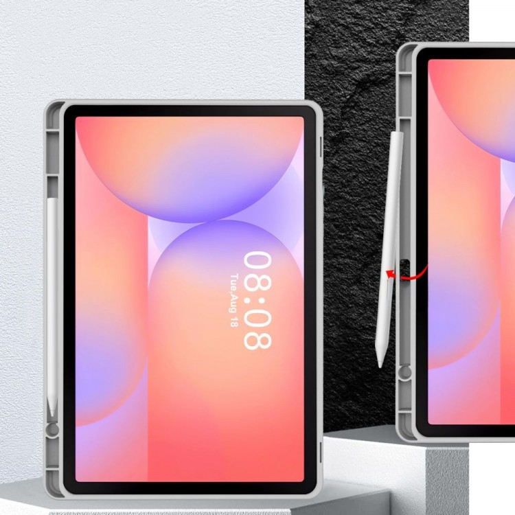 Θήκη TECH PROTECT SMARTCASE FOLIO SC PEN για Samsung GALAXY TAB S9 11.0 / S9 FE / S10 FE / S10 LITE 10.9 X710 / X716B / X510 / X516B / X520 / X526 / X400 / X406B - ΓΚΡΙ