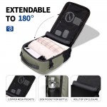 TECH PROTECT Σακιδιο Πλάτης 20L , DEFENDER S50 για RYANAIR & WIZZAIR TRAVEL, LAPTOP σε καμπίνα 40x20x25 - ΧΑΚΙ ΠΡΑΣΙΝΟ