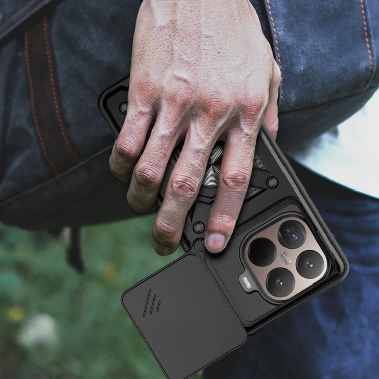 Θήκη TECH PROTECT CAMSHIELD PRO για XIAOMI REDMI 15T PRO - ΜΑΥΡΟ