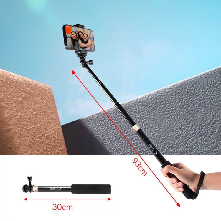 TECH PROTECT STICK MONOPOD GA100 for GOPRO / DJI - ΜΑΥΡΟ