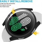 Θήκη Tech Protect DEFENSE COVER με προστασία οθόνης για SAMSUNG Galaxy Watch 4 44mm - ΜΑΥΡΟ