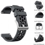 Tech Protect Bi-Color SILICONE λουράκι για Huawei Watch GT2e 46MM - ΛΕΥΚΟ ΜΑΥΡΟ