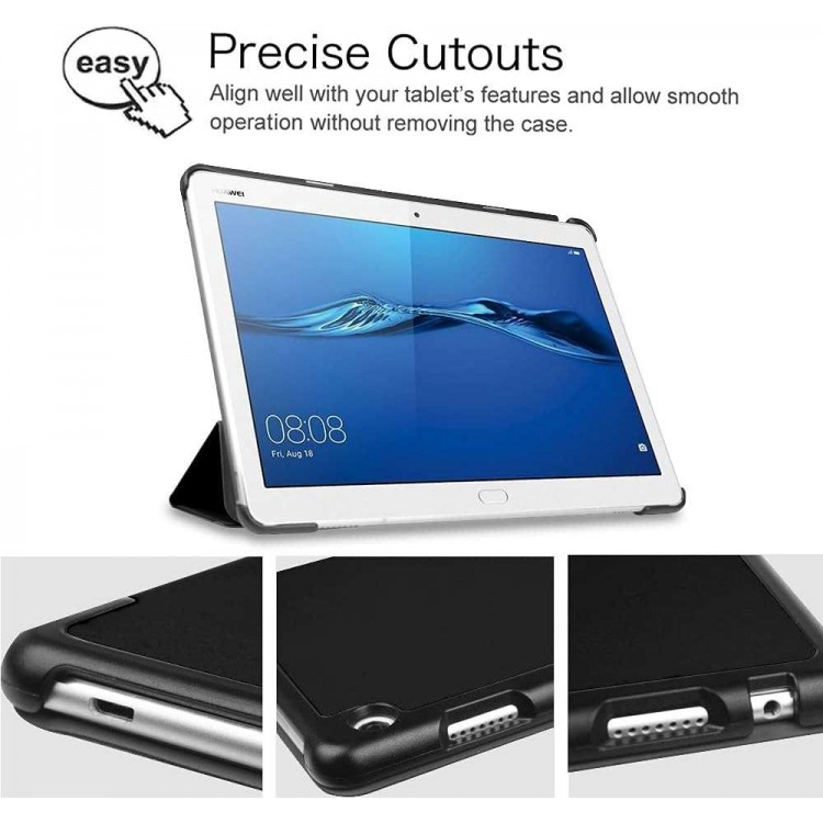 Θήκη TECH PROTECT SMARTCASE FOLIO για HUAWEI MEDIAPAD M3 LITE 10.0 - ΜΑΥΡΟ