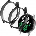 Θήκη Tech Protect DEFENSE COVER με προστασία οθόνης για SAMSUNG Galaxy Watch 4 44mm - ΜΑΥΡΟ