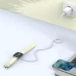 Tech Protect Ultraboost USB-C Μαγνητικό καλώδιο φόρτισης/Φορτιστής 1.0μ. για Apple Watch Series - ΛΕΥΚΟ - MC02