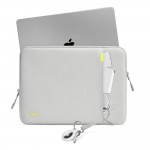 Θήκη TECH PROTECT DEFENDER UNIVERSAL Τσάντα μεταφοράς για Macbook/Notebook 15-16 - CRAYON ΓΚΡΙ