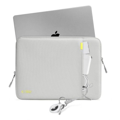 Θήκη TECH PROTECT DEFENDER UNIVERSAL Τσάντα μεταφοράς για Macbook/Notebook 13-14 - CRAYON ΓΚΡΙ