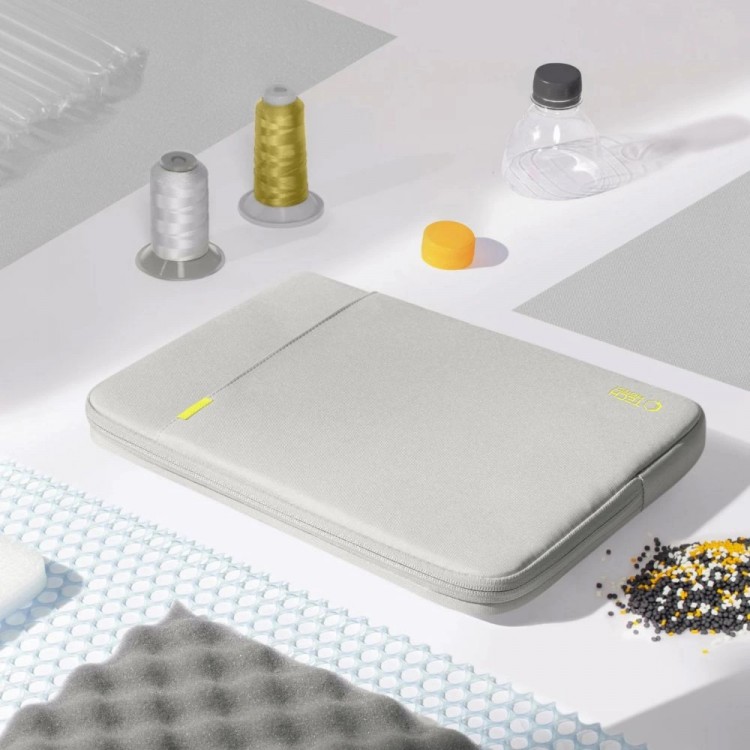 Θήκη TECH PROTECT DEFENDER UNIVERSAL Τσάντα μεταφοράς για Macbook/Notebook 15-16 - CRAYON ΓΚΡΙ