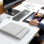 Θήκη TECH PROTECT DEFENDER UNIVERSAL Τσάντα μεταφοράς για Macbook/Notebook 15-16 - CRAYON ΓΚΡΙ