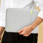 Θήκη TECH PROTECT DEFENDER UNIVERSAL Τσάντα μεταφοράς για Macbook/Notebook 15-16 - CRAYON ΓΚΡΙ