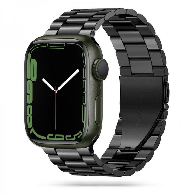 TECH-PROTECT STEELBAND Strap stainless steel για Apple Watch 1,2,3,4 - 42mm-44mm - ΜΑΥΡΟ