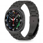 TECH PROTECT STAINLESS STEEL λουράκι μπρασελέ για SAMSUNG GALAXY WATCH 8 / CLASSIC (40 / 44 / 46 MM)  - ΜΑΥΡΟ