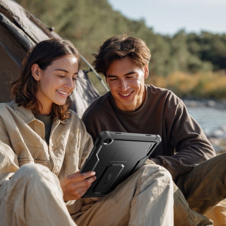 Θήκη TECH PROTECT KEVLAR PRO με Προστασία οθόνης για Samsung GALAXY TAB A9+ / A11+ PLUS 11.0 (X210 / X215 / X216 / X230 / X235 / X236) - ΜΑΥΡΟ