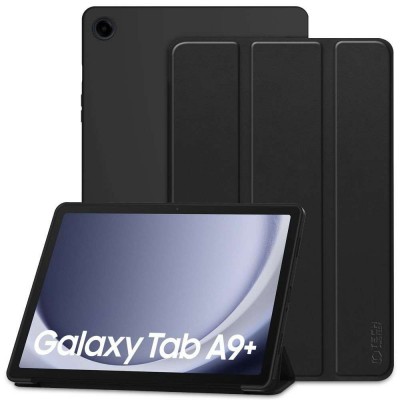 Θήκη TECH PROTECT SMARTCASE FOLIO για Samsung GALAXY TAB A9+ PLUS 11.0 X210 / X215 / X216 2023 - ΜΑΥΡΟ