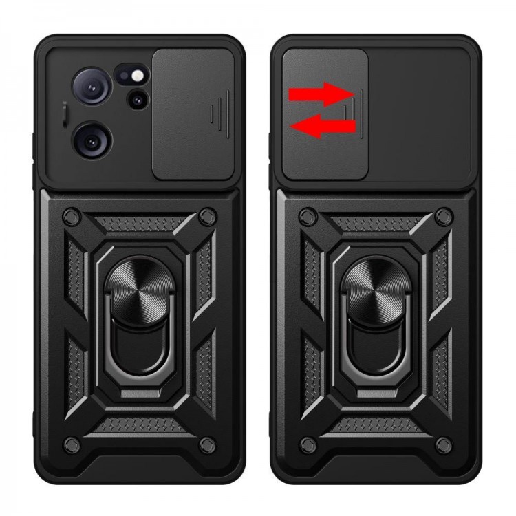 Θήκη TECH PROTECT CAMSHIELD PRO για XIAOMI 13T / 13T PRO - ΜΑΥΡΟ