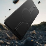 Θήκη TECH PROTECT KEVLAR AURA με MAGSAFE, CAMSHIELD & Βάση για Samsung GALAXY S25 ULTRA 5G 2025 - ΜΑΥΡΟ