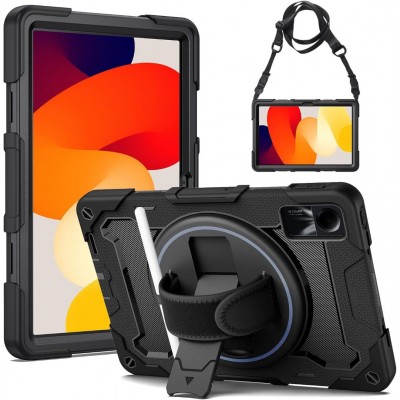 Θήκη TECH PROTECT SOLID360 με Περιμετρική Προστασία Οθόνης, Χειρολαβή, Βάση στήριξης & ιμάντα ώμου μεταφοράς για XIAOMI REDMI PAD SE 11.0 2023 - ΜΑΥΡΟ Θήκη TECH PROTECT SOLID360 με Περιμετρική Προστασία Οθόνης, Χειρολαβή, Βάση στήριξης & ιμάντα ώμου μεταφοράς για XIAOMI REDMI PAD SE 11.0 2023 - ΜΑΥΡΟ