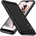 Θήκη TECH PROTECT CARBON για HUAWEI P20 PRO - ΜΑΥΡΟ - KF232497