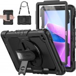 Θήκη TECH PROTECT SOLID360 HANDSTRAP, STAND για LENOVO TAB M10 PLUS 10.6 3RD GEN (TB-125F/128F) - ΜΑΥΡΟ