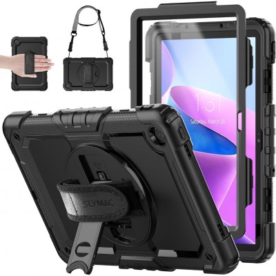 Θήκη TECH PROTECT SOLID360 HANDSTRAP, STAND για LENOVO TAB M10 PLUS 10.6 3RD GEN (TB-125F/128F) - ΜΑΥΡΟ