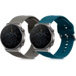 Tech Protect Quick-Fit SILICONE λουράκι για Huawei Watch GT 2 Pro - 22mm - ΓΚΡΙ