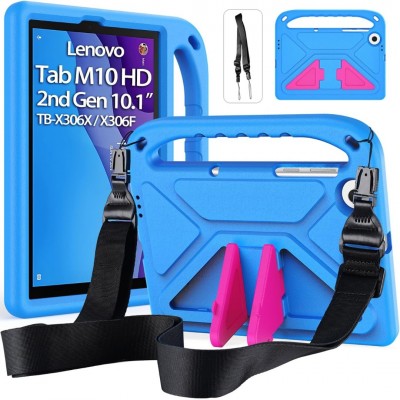 Θήκη TECH PROTECT RollinCase για Children με Χειρολαβή, ιμάντα ώμου & Βάση για LENOVO TAB M10 HD 10.1"  (2nd Gen) TB-X306F/X306X - ΜΠΛΕ Θήκη TECH PROTECT RollinCase για Children με Χειρολαβή, ιμάντα ώμου & Βάση για LENOVO TAB M10 HD 10.1"  (2nd Gen) TB-X306F/X306X - ΜΠΛΕ