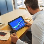 Θήκη TECH PROTECT SOLID360 HANDSTRAP, Rotating STAND για LENOVO TAB M10 10.1 2ND GEN TB-X306/TB-X306F - ΜΑΥΡΟ