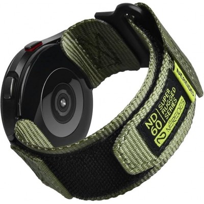 TECH PROTECT Λουράκι Υφασμάτινο SCOUT PRO για SAMSUNG GALAXY WATCH 7/6/5 40mm 44mm /6/4 Classic /5 Pro /3 Classic 41mm /Active 2 - 20 mm - ΠΡΑΣΙΝΟ ΧΑΚΙ