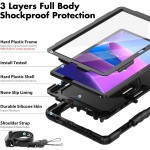 Θήκη TECH PROTECT SOLID360 HANDSTRAP, STAND για LENOVO TAB M10 PLUS 10.6 3RD GEN (TB-125F/128F) - ΜΑΥΡΟ