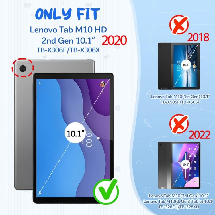 Θήκη TECH PROTECT SOLID360 HANDSTRAP, Rotating STAND για LENOVO TAB M10 10.1 2ND GEN TB-X306/TB-X306F - ΜΑΥΡΟ