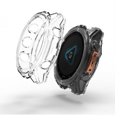 Θήκη Tech Protect DEFENSE Frame για Garmin Fenix 8, 43mm - ΔΙΑΦΑΝΟ