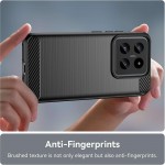 Θήκη TECH PROTECT CARBON Silicone για Xiaomi 14 Pro - ΜΑΥΡΟ