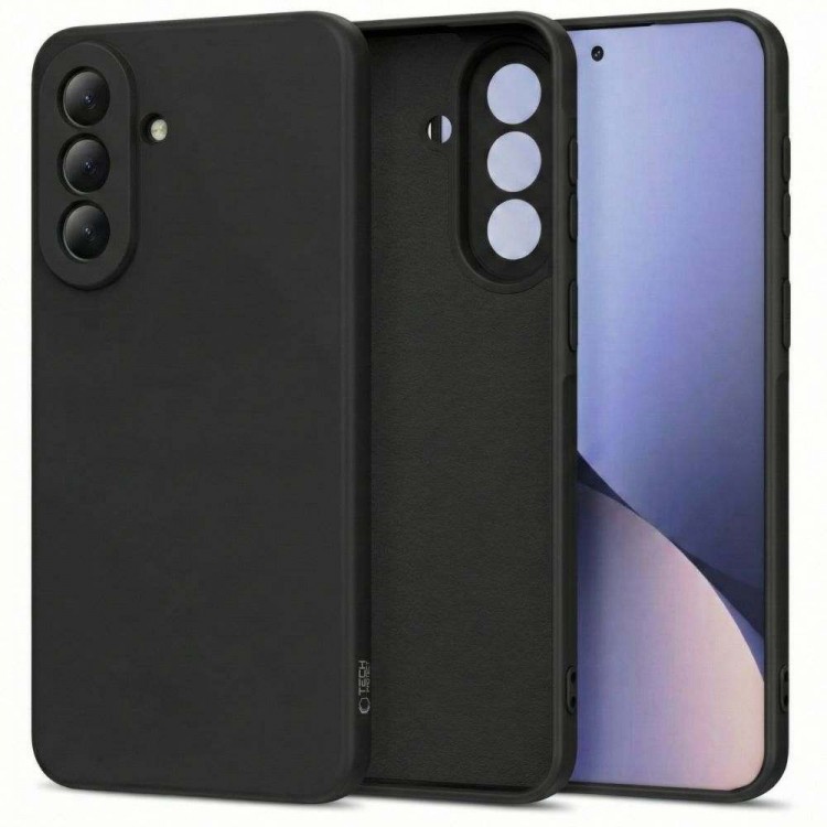 Θήκη TECH PROTECT ICON σιλικόνης για SAMSUNG GALAXY A57 5G 2026 - ΜΑΥΡΟ