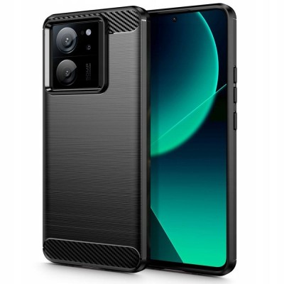 Θήκη TECH PROTECT CARBON για XIAOMI 13T / 13T PRO - ΜΑΥΡΟ