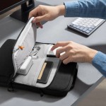 Θήκη TECH PROTECT DEFENDER VR UNIVERSAL Τσαντάκι ώμου CROSS BAG για LAPTOP 13-14 - ΜΑΥΡΟ