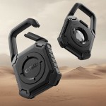Θήκη TECH PROTECT KEVLAR Μπρελόκ με καραμπινερ για APPLE AIRTAG 1/2 - ΜΑΥΡΟ