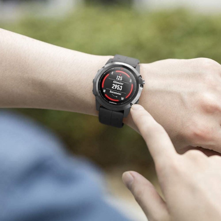 Tech Protect SMOOTH ICONBAND λουράκι για GARMIN FENIX 5X / 5X PLUS / 6X / 6X PRO / 7X / 8 (51 MM) smartwatch - ΠΟΡΤΟΚΑΛΙ