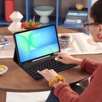 ΘΘήκη TECH PROTECT SMARTCASE FOLIO SC PEN slot με ασύρματο BT πληκτρολόγιο και υποδοχή PENCIL για Samsung GALAXY TAB S10 FE+ PLUS 13.1 X620 / X626B - ΜΑΥΡΟ