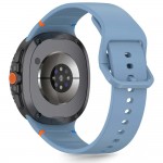 TECH PROTECT SILICONE LINE λουράκι σιλικόνης για SAMSUNG GALAXY WATCH 8 / CLASSIC (40 / 44 / 46 MM) - BABY ΜΠΛΕ