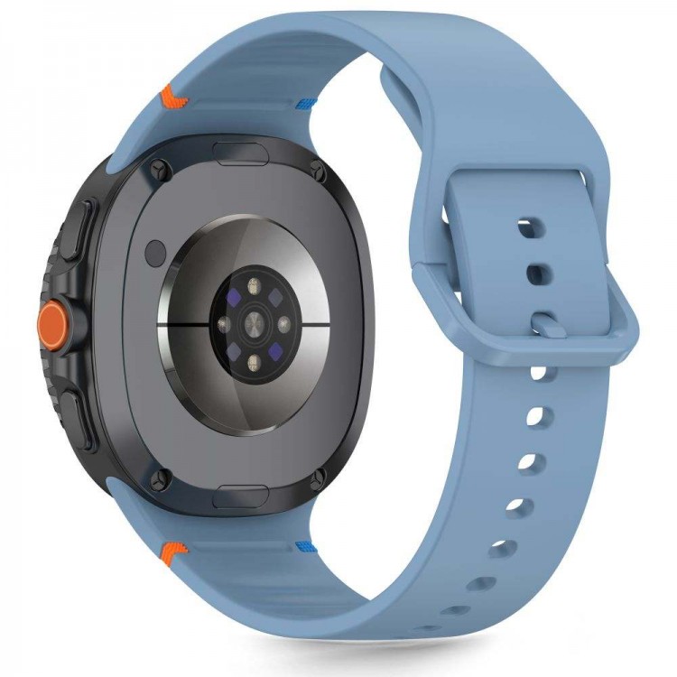 TECH PROTECT SILICONE LINE λουράκι σιλικόνης για SAMSUNG GALAXY WATCH 8 / CLASSIC (40 / 44 / 46 MM) - BABY ΜΠΛΕ