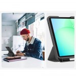 Θήκη TECH PROTECT SMARTCASE FOLIO SC PEN CANVAS για Samsung GALAXY TAB A9+ / A11+ PLUS 11.0 (X210 / X215 / X216 / X230 / X235 / X236) - ΓΚΡΙ ΑΝΘΡΑΚΙ