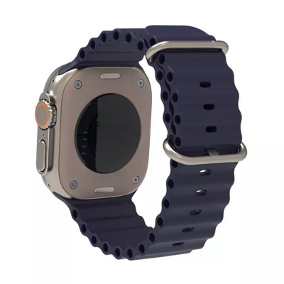 TECH PROTECT Λουράκι Σιλικόνης ICONBAND PRO για APPLE WATCH 4 / 5 / 6 / 7 / 8 / SE / ULTRA (42 / 44 / 45 / 49 MM) - ΣΚΟΥΡΟ ΜΠΛΕ