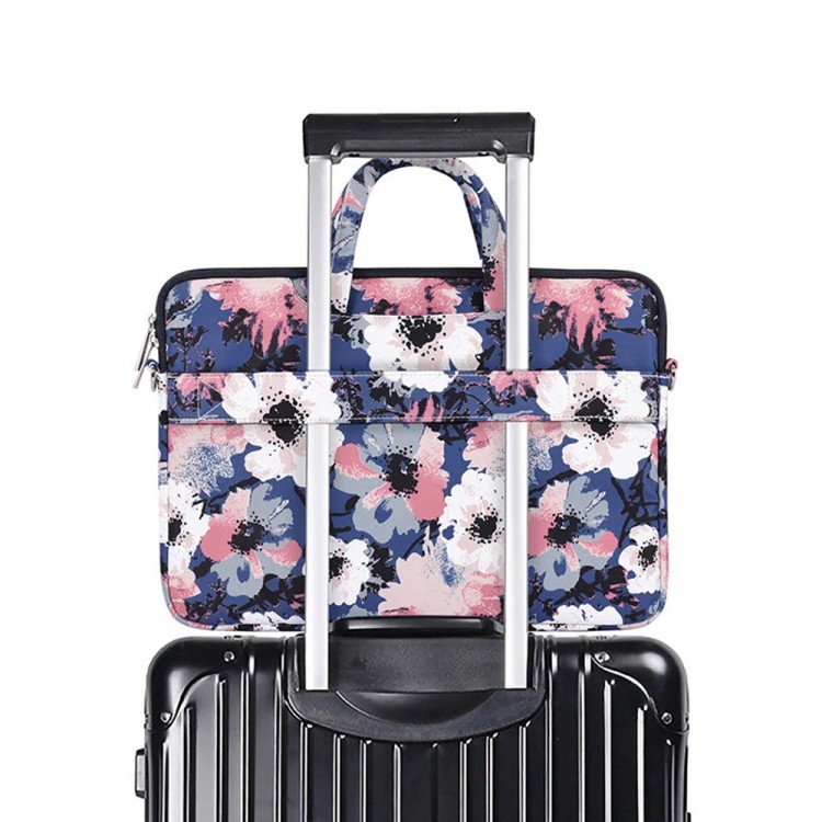 Θήκη Μεταφοράς TECH-PROTECT CanvasArtisan BRIEFCASE Sleeve για Laptop,MacBook 13-14 - ΓΚΡΙ ΡΟΖ - H40-C22